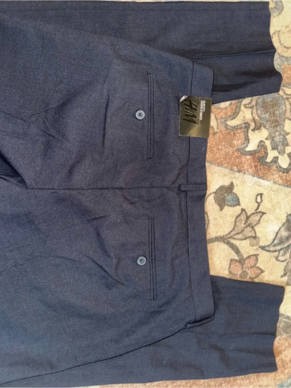 H&M Men's Navy Dress Pants